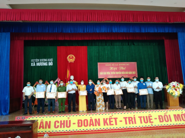 Hương Đô: Hội thi báo cáo viên, tuyên truyền viên giỏi năm 2021